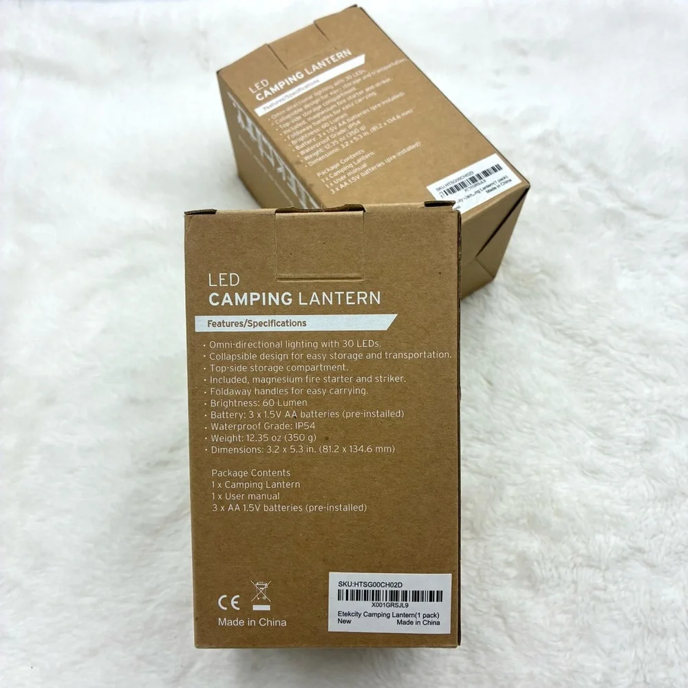 Etekcity Black LED Camping Lantern